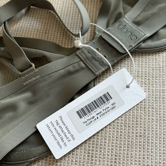 Cuup The plunge Bra size 32D mesh pyrite NWT - Picture 4 of 5